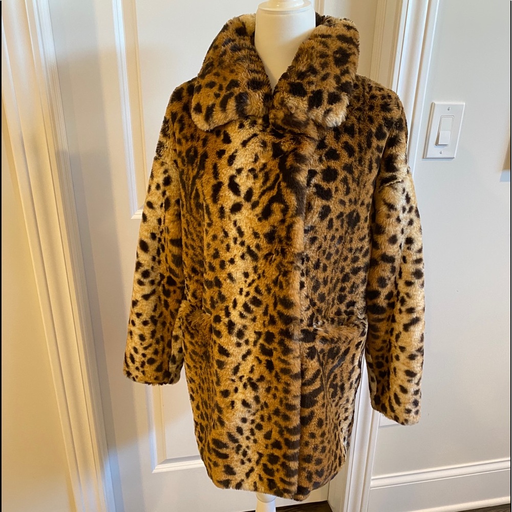 Leopard Print Coat